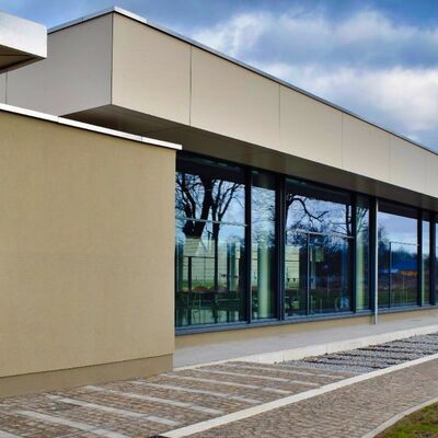 Schwimmhalle Ansicht