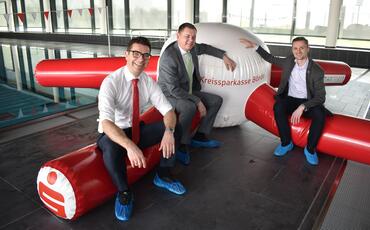 Sparkasse Wasserspielgerät