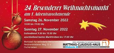 24. besonderer Weihnachtsmarkt 