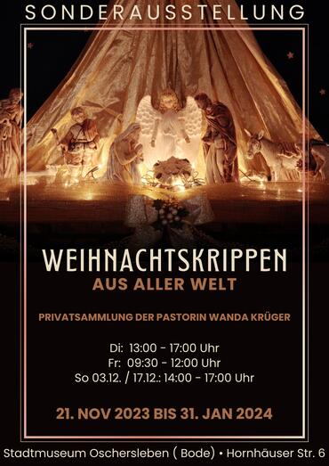 Krippenausstellung Plakat