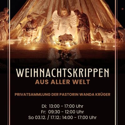 Krippenausstellung Plakat