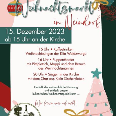 Weihnachtsmarkt in Neindorf