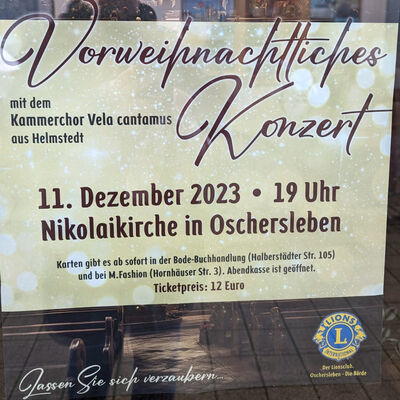 Konzert Kammerchor Vela cantamus