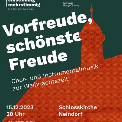 Chor-Auftritt in Neindorf