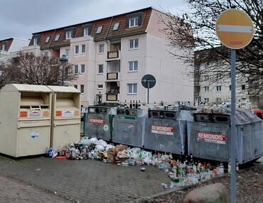 Flaschencontainerplatz Mittelstraße_15.03.2024