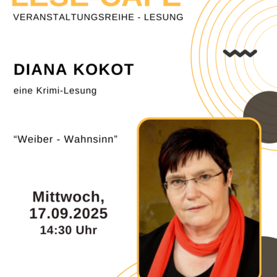 Literatur im Lese-Café Plakat Sep25