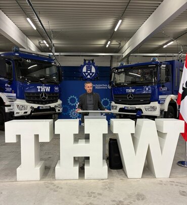 THW Einweihung_Rednerpult