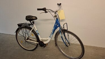 Damenfahrrad wei&szlig;-blau 4-9-2024