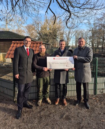 Herr Brichovsky, Herr Seidel, Herr Kanngie&szlig;er und Herr Latz (v. l.)