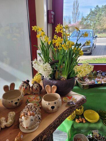 Osterbild T&ouml;pferei