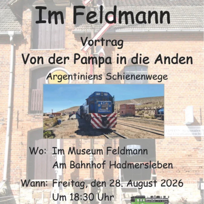 Vortrag Von der Pampa in die Anden