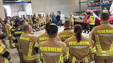 Feuerwehr&uuml;bung Gruppenbild