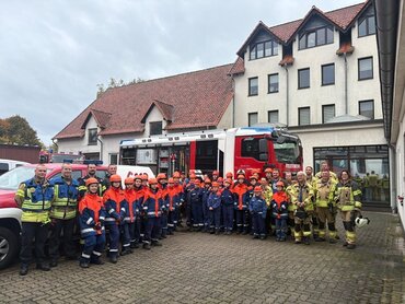 Jugendfeuerwehr Gruppenfoto