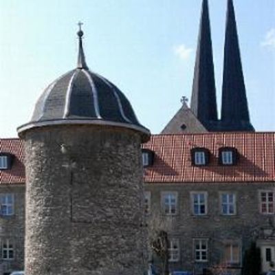 Kloster Hadmersleben Zwillingst&uuml;rme