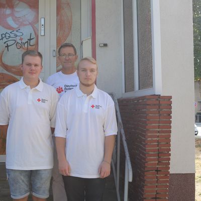 Das Team des DRK Cross Point