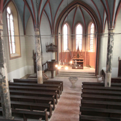 Evang. Kirche Klein Oschersleben innen